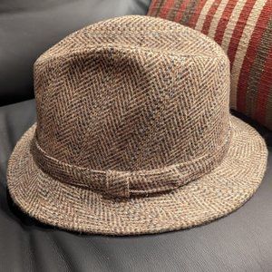 Vintage Men's McGregor Wool Blend Fedora Hat SIZE L 7 1/4 - 7 3/8